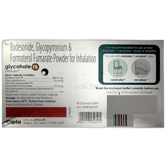 glycohale fb rotacap 10's